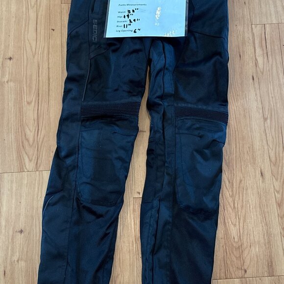 Sedici Alexi 2 Waterproof Mesh Mens Size Medium Black Motorcycle Pants - Picture 2 of 7